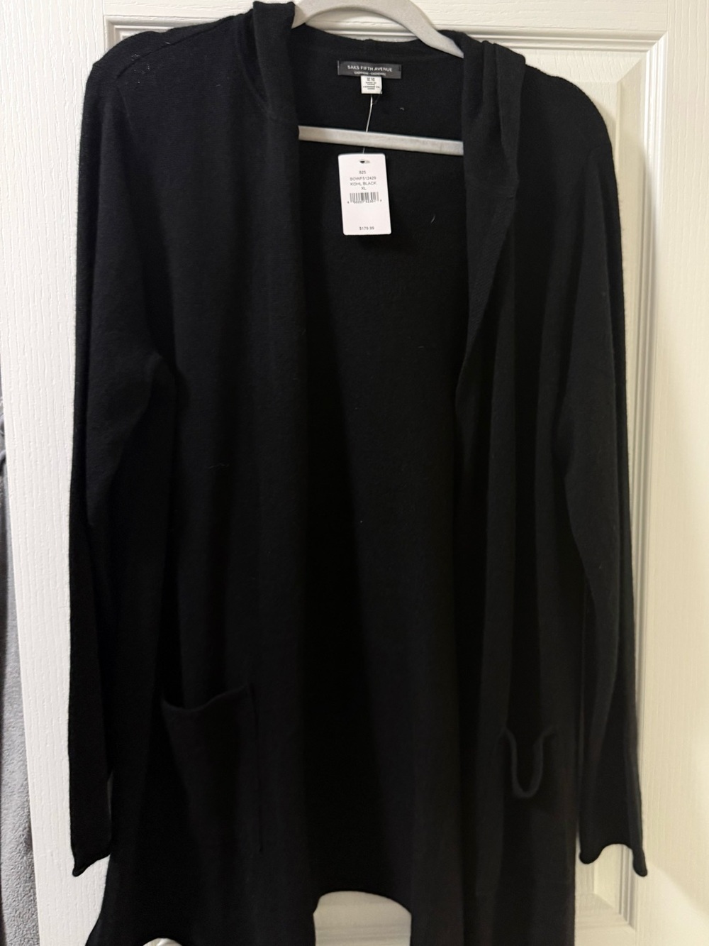Saks Fifth Avenue Cashmere Cardigan - XL (Loose Fitted)